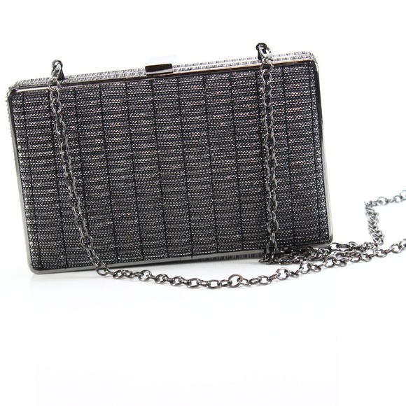 Sondra Roberts Box Beaded Crossbody Purse Clutch - Picture 1 of 3